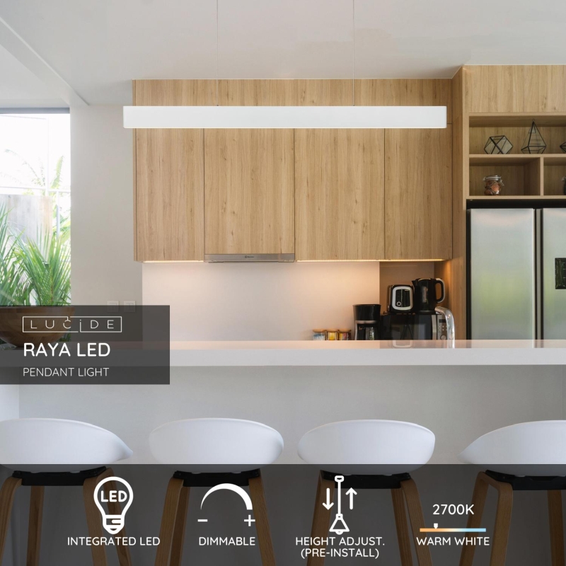 Lucide RAYA LED - Závesné svietidlo - LED Dim. - 1x36W 2700K - Biela